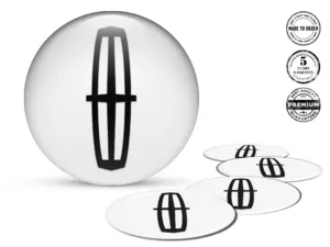 Lincoln Resin Domed Stickers Edition Luxury Wheel Labels